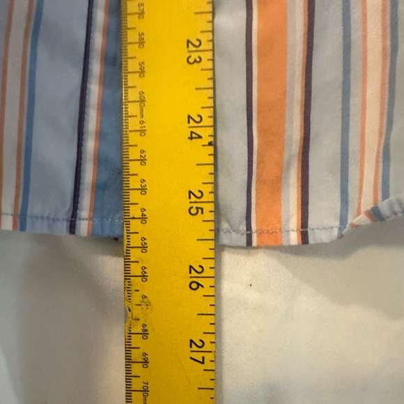 Vintage Tommy Hilfiger Y2K Women’s Pocketed Striped Button Up Size 12 - Picture 14 of 14